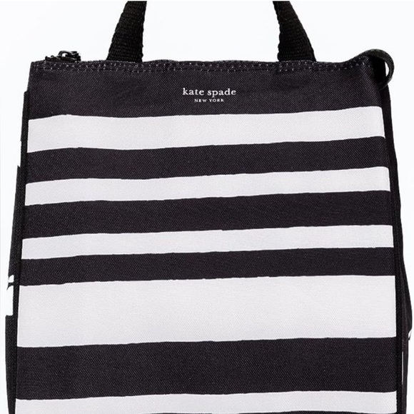 NWOT KATE SPADE SARAH STRIPE LUNCH BAG/TOTE - Picture 2 of 13